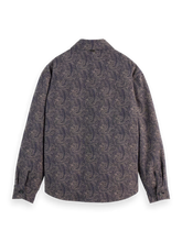 SCOTCH AND SODA Jacquard Wool-Blend Overshirt at Gravity NYC